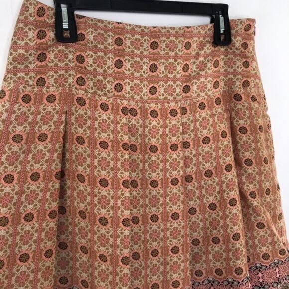 Tapemeasure Silk Pleated Geometric Skirt Size 10 - Picture 8 of 13